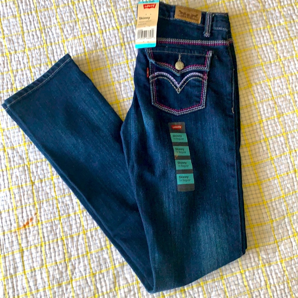 Levi’s skinny jeans for big girl